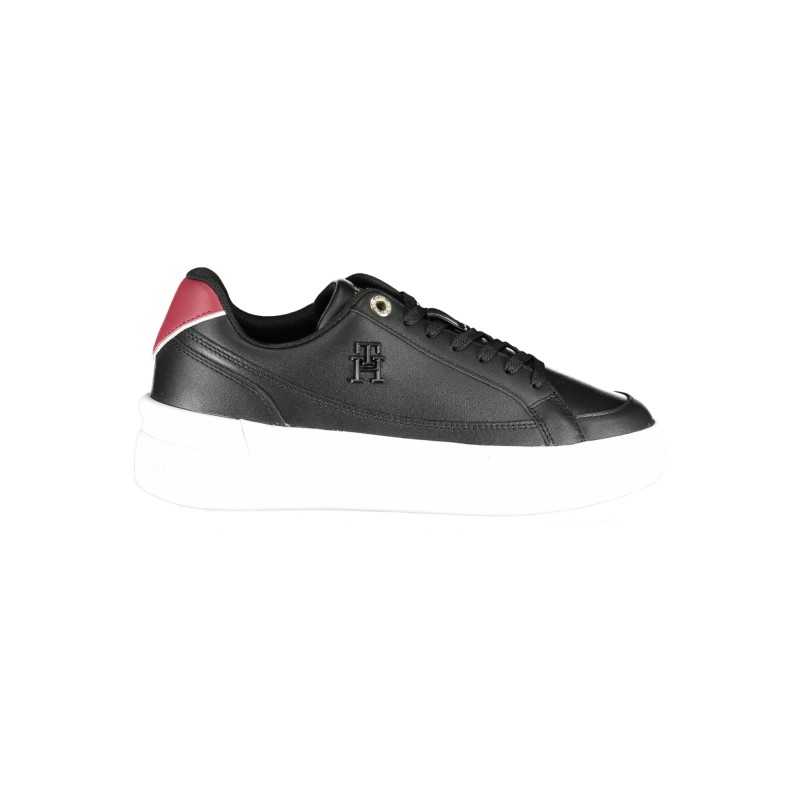 TOMMY HILFIGER BLACK WOMEN'S SPORTS SHOES