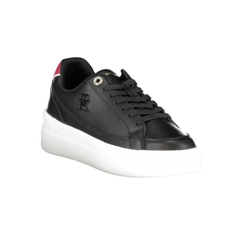 TOMMY HILFIGER BLACK WOMEN'S SPORTS SHOES