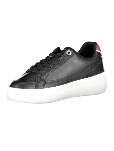 TOMMY HILFIGER BLACK WOMEN'S SPORTS SHOES