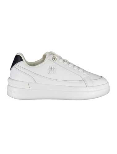 TOMMY HILFIGER WHITE WOMEN'S SPORTS SHOES