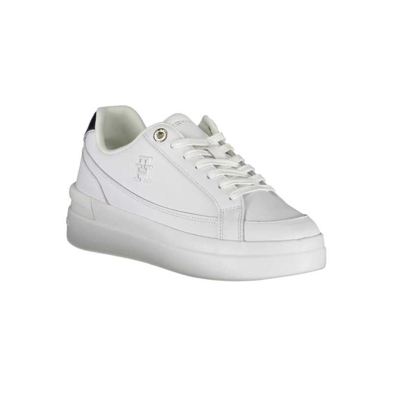 TOMMY HILFIGER WHITE WOMEN'S SPORTS SHOES