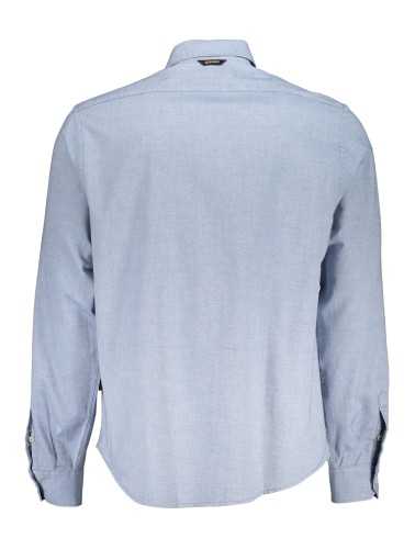 NAPAPIJRI CAMICIA MANICHE LUNGHE UOMO AZZURRO