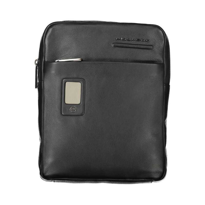 PIQUADRO MEN'S SHOULDER BAG BLACK