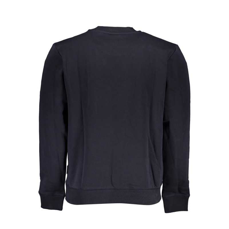 NAPAPIJRI MEN'S BLUE ZIPLESS SWEATSHIRT