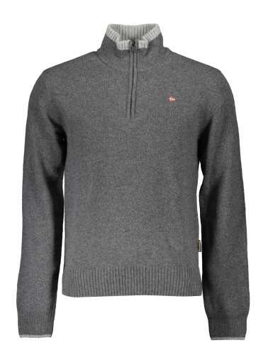 NAPAPIJRI MEN'S GRAY SWEATER