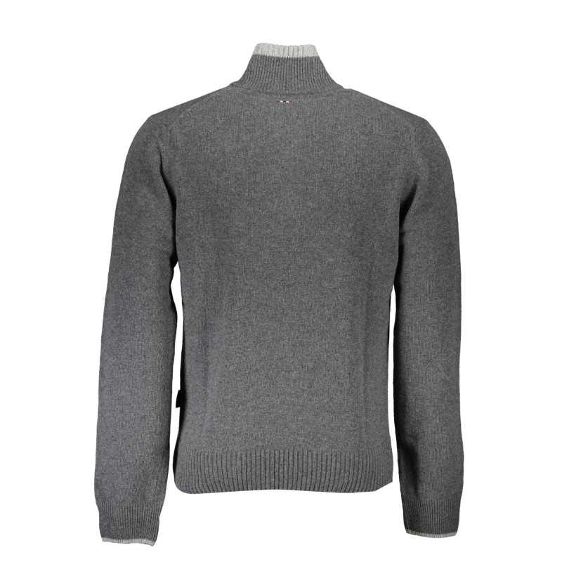 NAPAPIJRI MEN'S GRAY SWEATER