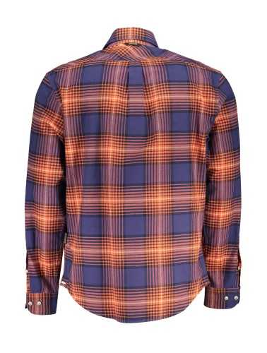 NAPAPIJRI MEN'S RED LONG SLEEVE SHIRT