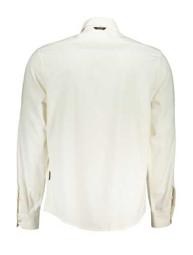 NAPAPIJRI MEN'S WHITE LONG SLEEVE SHIRT