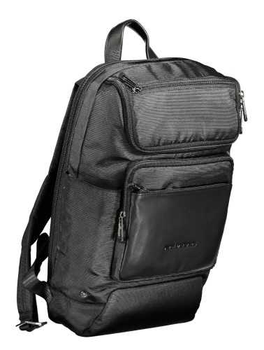 PIQUADRO MEN'S BLACK BACKPACK