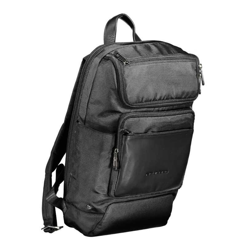 PIQUADRO MEN'S BLACK BACKPACK