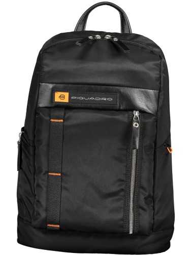 PIQUADRO MEN'S BLACK BACKPACK