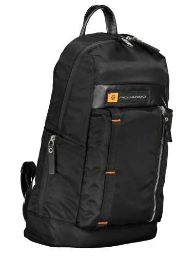 PIQUADRO MEN'S BLACK BACKPACK