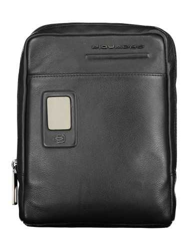 PIQUADRO MEN'S SHOULDER BAG BLACK