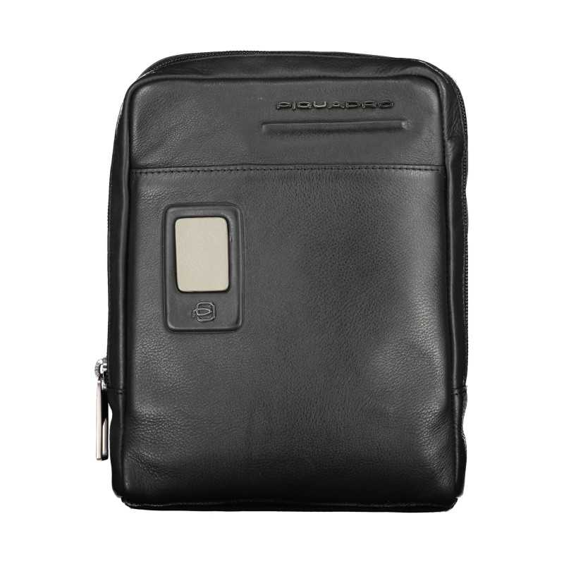 PIQUADRO MEN'S SHOULDER BAG BLACK