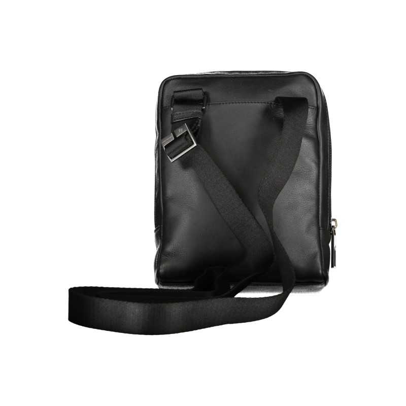 PIQUADRO MEN'S SHOULDER BAG BLACK