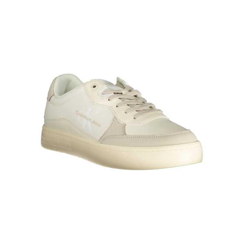 CALVIN KLEIN WHITE MEN'S SPORTS SHOES