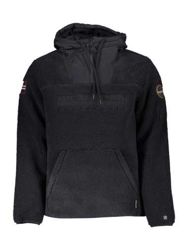 NAPAPIJRI MEN'S BLACK ZIPLESS SWEATSHIRT