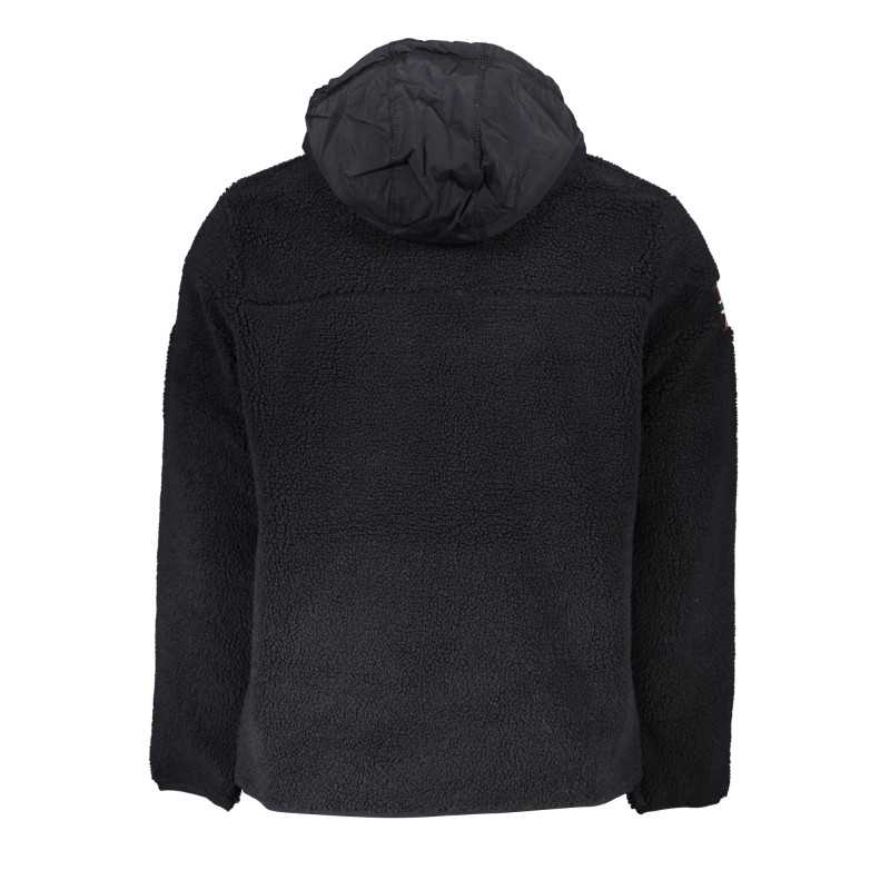 NAPAPIJRI MEN'S BLACK ZIPLESS SWEATSHIRT