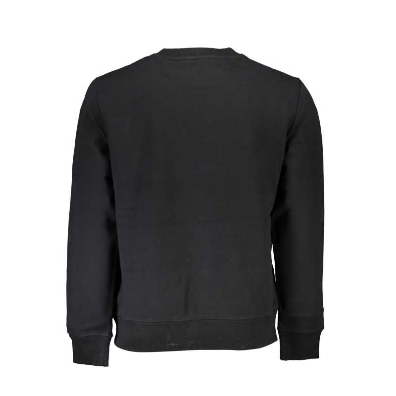 NAPAPIJRI MEN'S BLACK ZIPLESS SWEATSHIRT