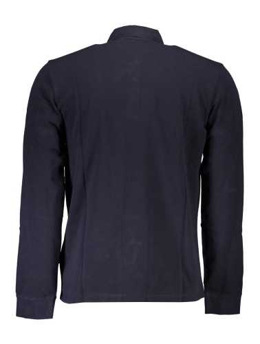 NAPAPIJRI MEN'S LONG SLEEVED POLO SHIRT BLUE