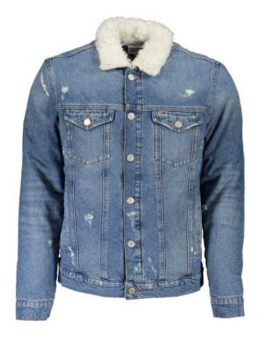 TOMMY HILFIGER MEN'S BLUE DENIM JACKET