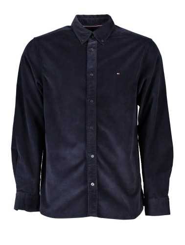 TOMMY HILFIGER MEN'S LONG SLEEVE SHIRT BLUE