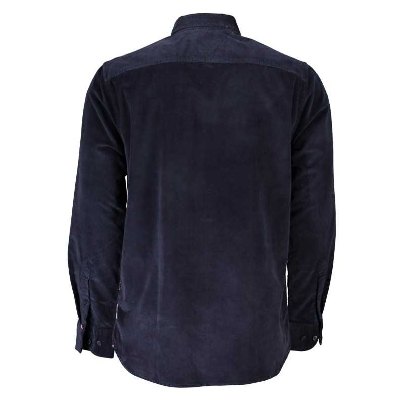 TOMMY HILFIGER MEN'S LONG SLEEVE SHIRT BLUE