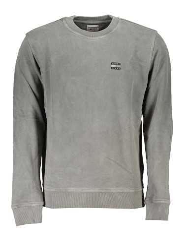 TOMMY HILFIGER MEN'S BLACK ZIPLESS SWEATSHIRT