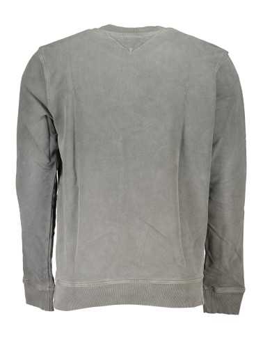 TOMMY HILFIGER MEN'S BLACK ZIPLESS SWEATSHIRT