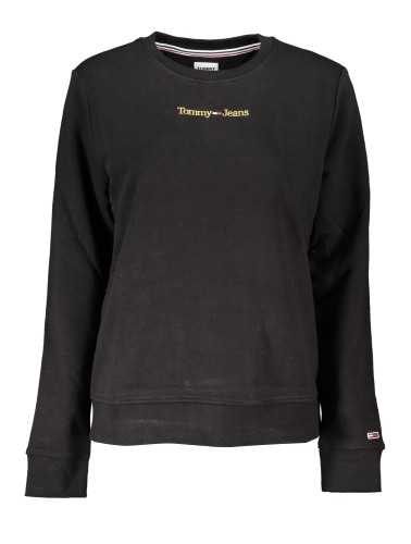 TOMMY HILFIGER WOMEN'S ZIPLESS SWEATSHIRT BLACK