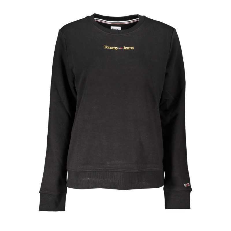 TOMMY HILFIGER WOMEN'S ZIPLESS SWEATSHIRT BLACK