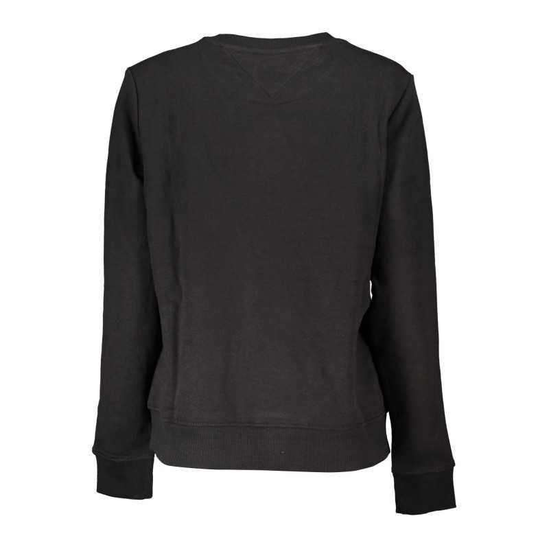 TOMMY HILFIGER WOMEN'S ZIPLESS SWEATSHIRT BLACK