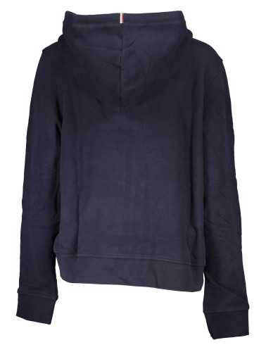 TOMMY HILFIGER WOMEN'S BLUE ZIP SWEATSHIRT