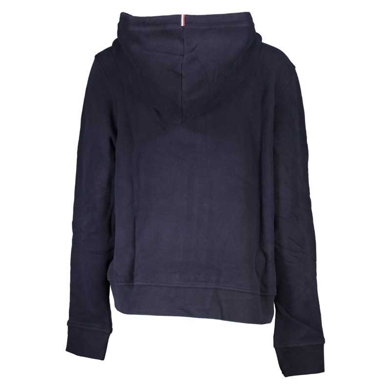 TOMMY HILFIGER WOMEN'S BLUE ZIP SWEATSHIRT