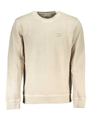 TOMMY HILFIGER FELPA SENZA ZIP UOMO BEIGE