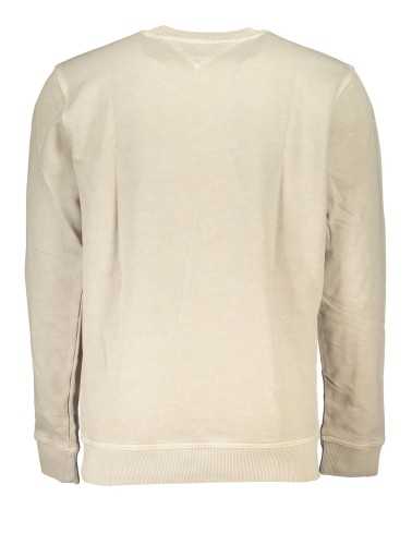 TOMMY HILFIGER FELPA SENZA ZIP UOMO BEIGE