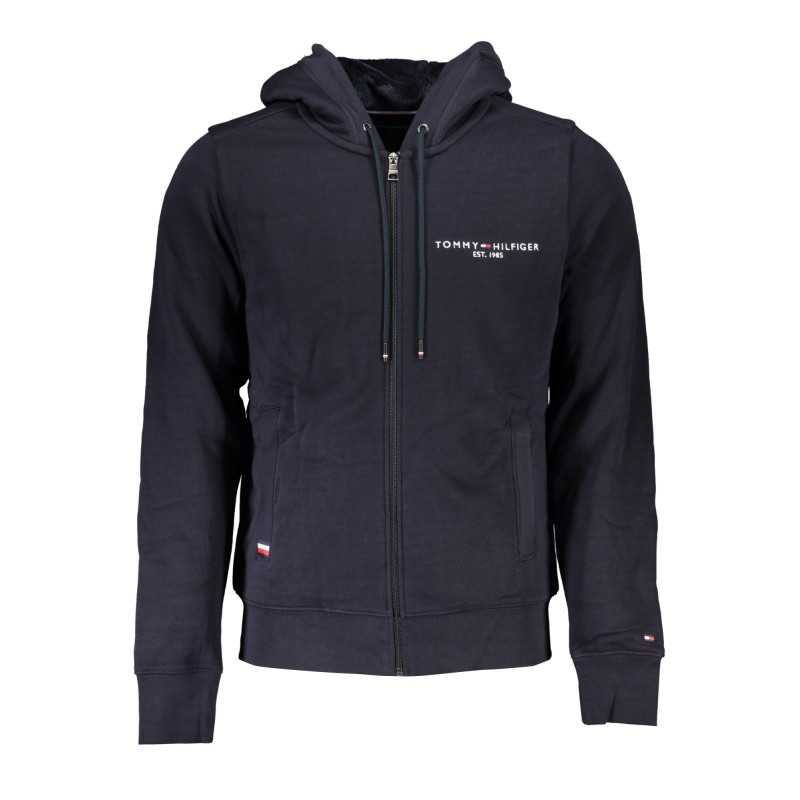 TOMMY HILFIGER FELPA CON ZIP UOMO BLU