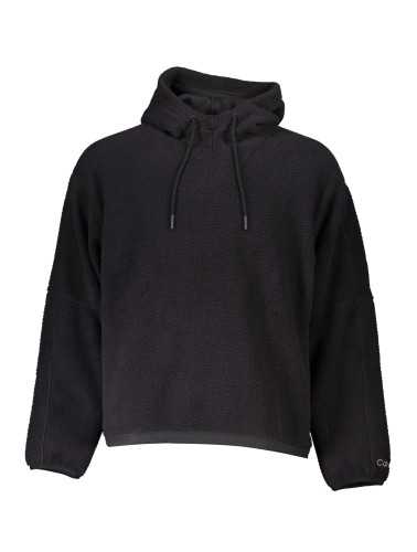 CALVIN KLEIN MEN'S BLACK ZIPLESS SWEATSHIRT