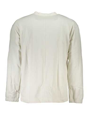 CALVIN KLEIN MEN'S WHITE ZIPLESS SWEATSHIRT