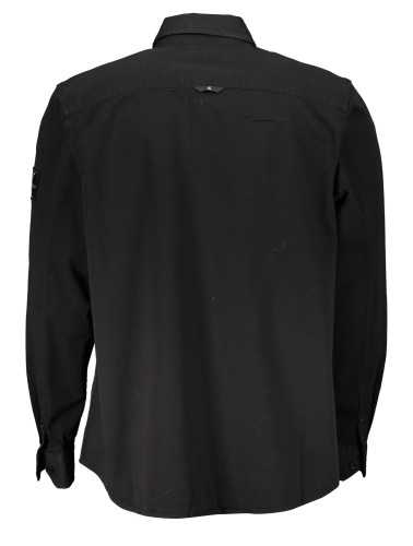 CALVIN KLEIN MEN'S BLACK LONG SLEEVE SHIRT