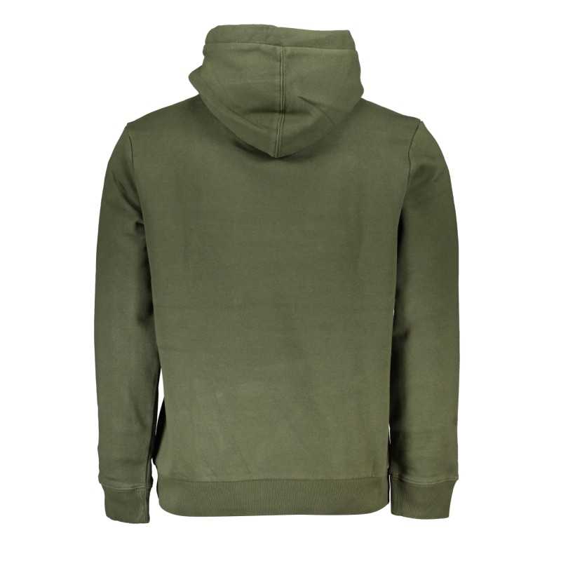 NAPAPIJRI GREEN MEN'S ZIPLESS SWEATSHIRT