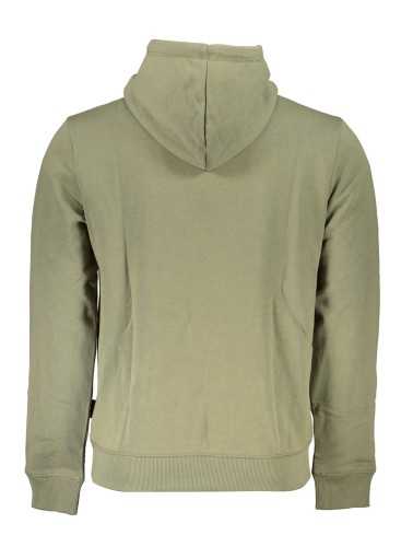 NAPAPIJRI GREEN MEN'S ZIPLESS SWEATSHIRT