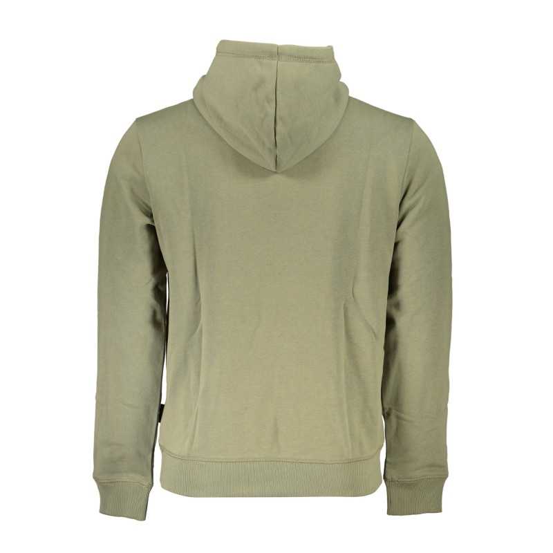 NAPAPIJRI GREEN MEN'S ZIPLESS SWEATSHIRT