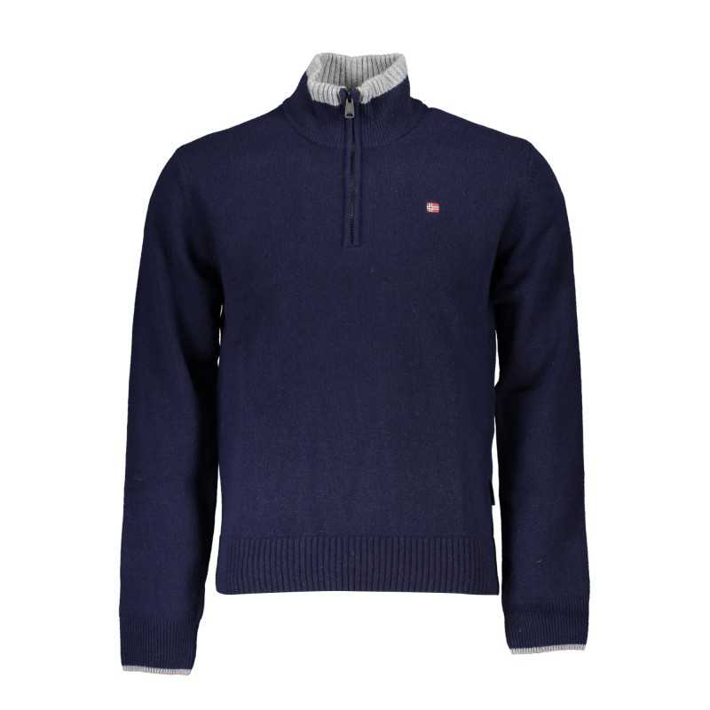 NAPAPIJRI MEN'S BLUE SWEATER