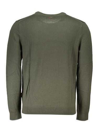 NAPAPIJRI GREEN MEN'S SWEATER