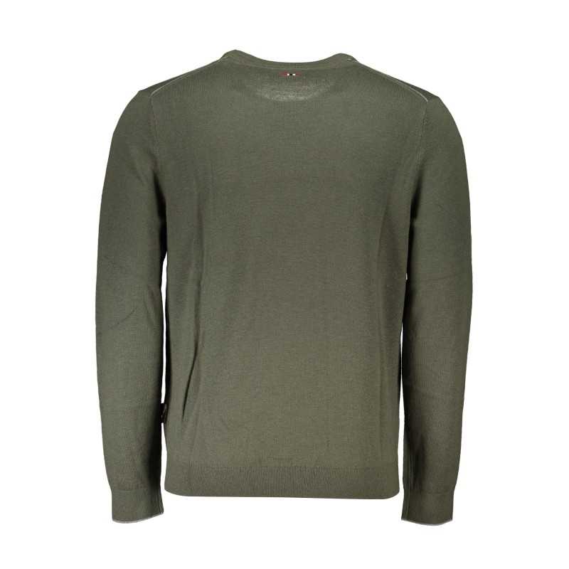 NAPAPIJRI GREEN MEN'S SWEATER