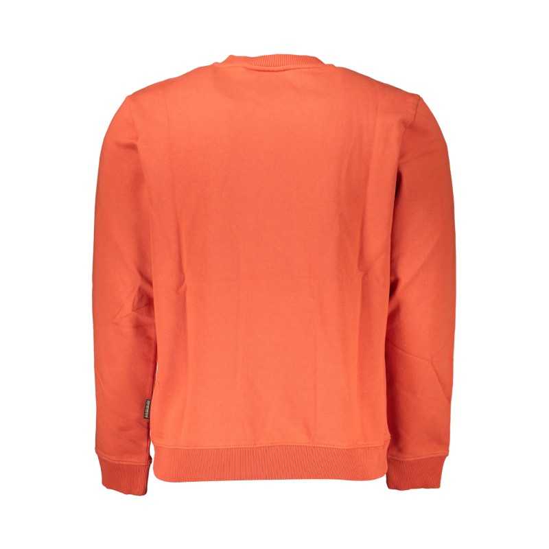 NAPAPIJRI MEN'S RED ZIP-OUT SWEATSHIRT