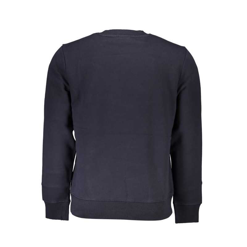 NAPAPIJRI MEN'S BLUE ZIPLESS SWEATSHIRT