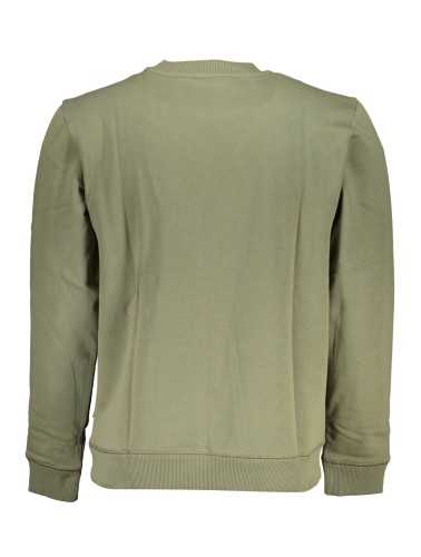 NAPAPIJRI GREEN MEN'S ZIPLESS SWEATSHIRT