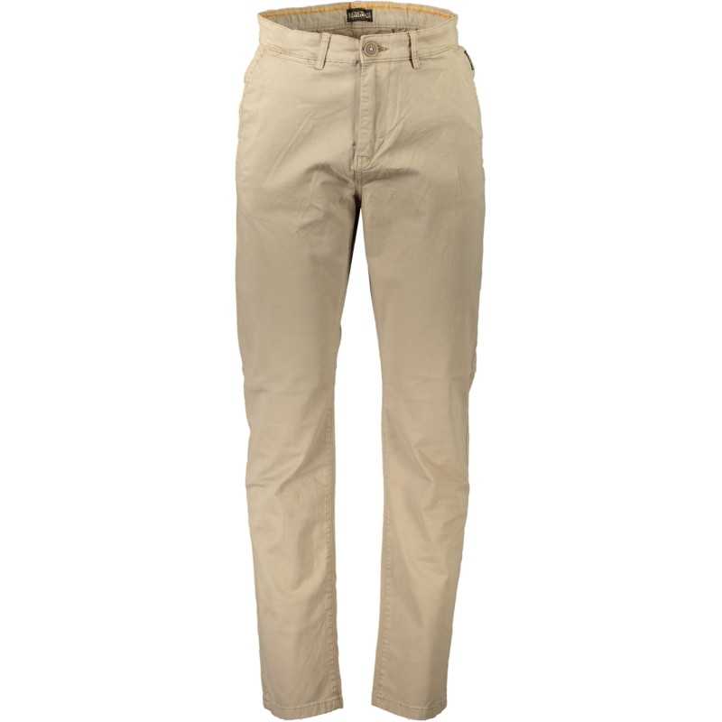 NAPAPIJRI MEN'S BEIGE PANTS